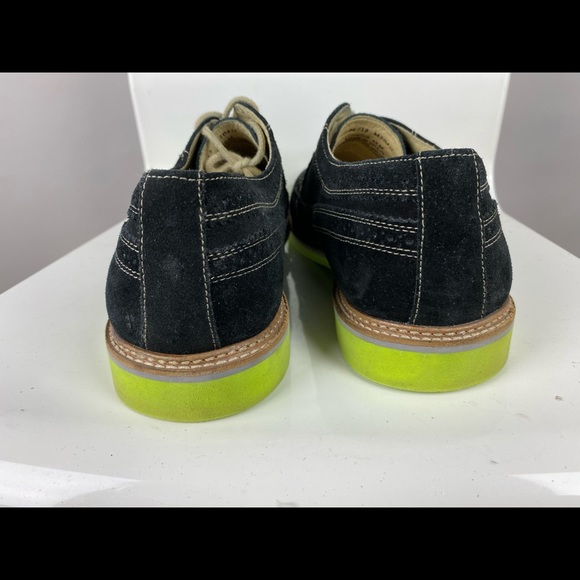 1901 Black Suede Oxford Wingtips Sz 13 - Picture 3 of 7